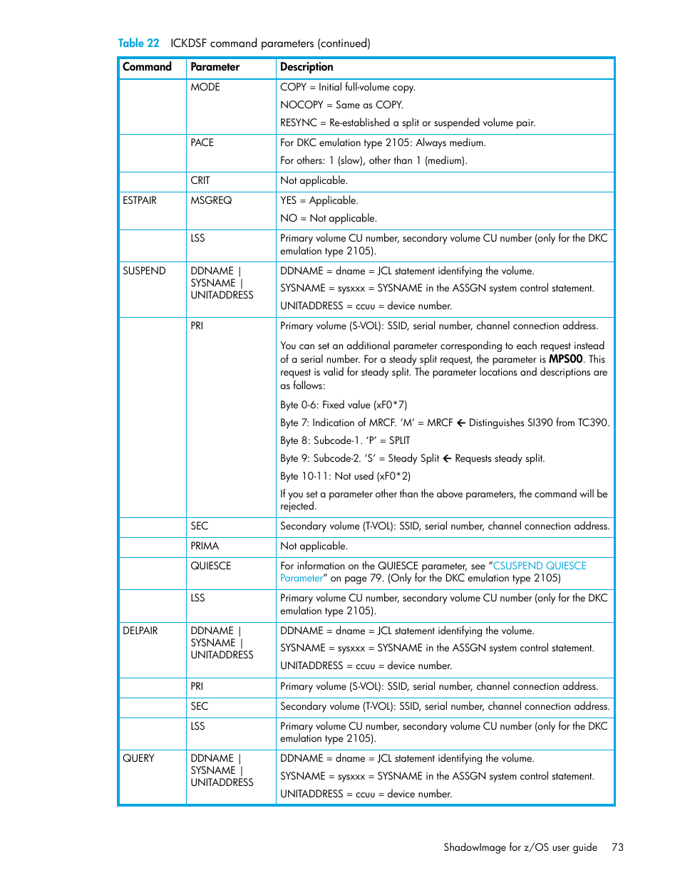 HP StorageWorks XP Remote Web Console Software User Manual | Page 73 / 130