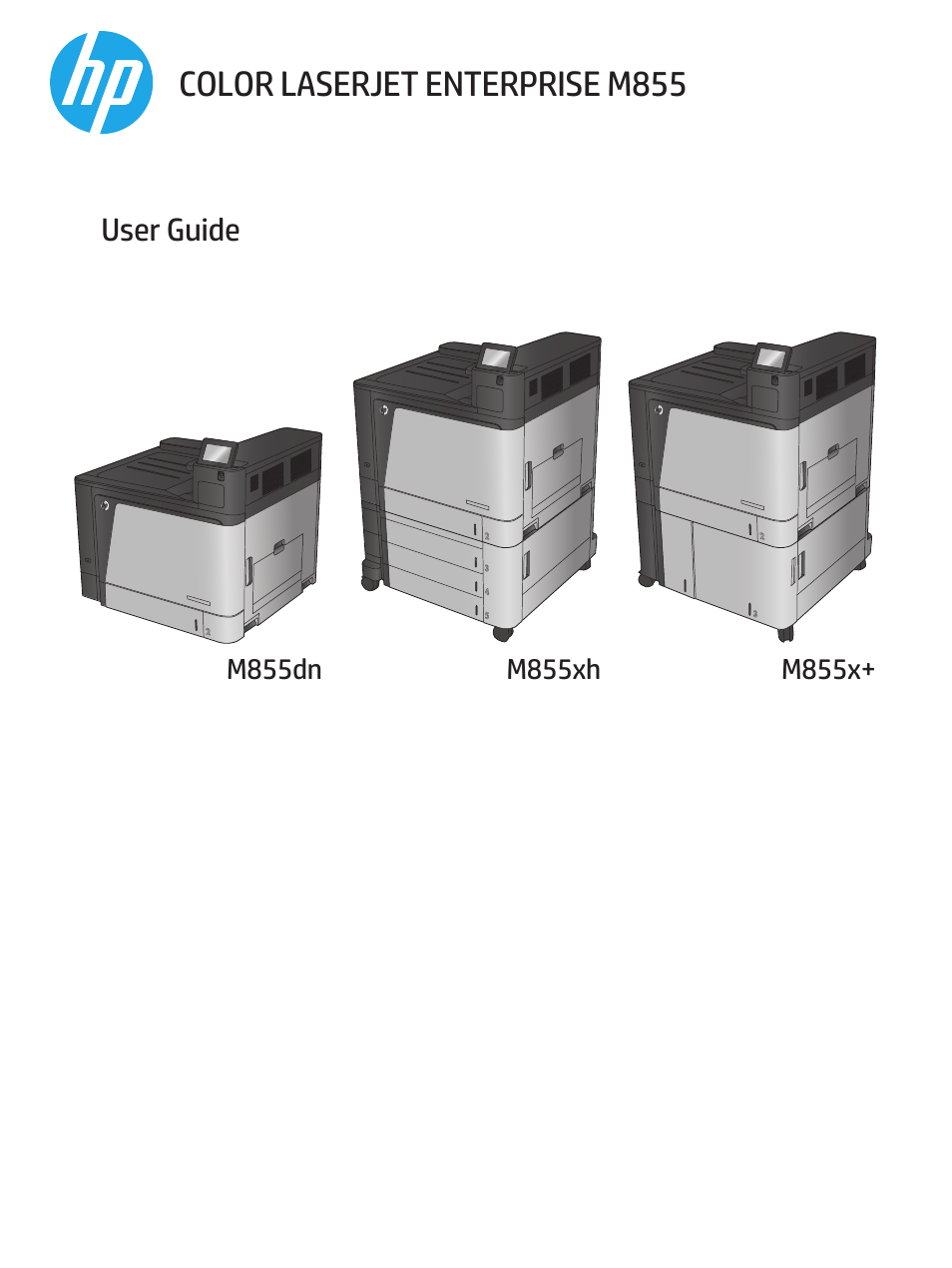 HP Color LaserJet Enterprise M855 Printer series User Manual | 144 pages