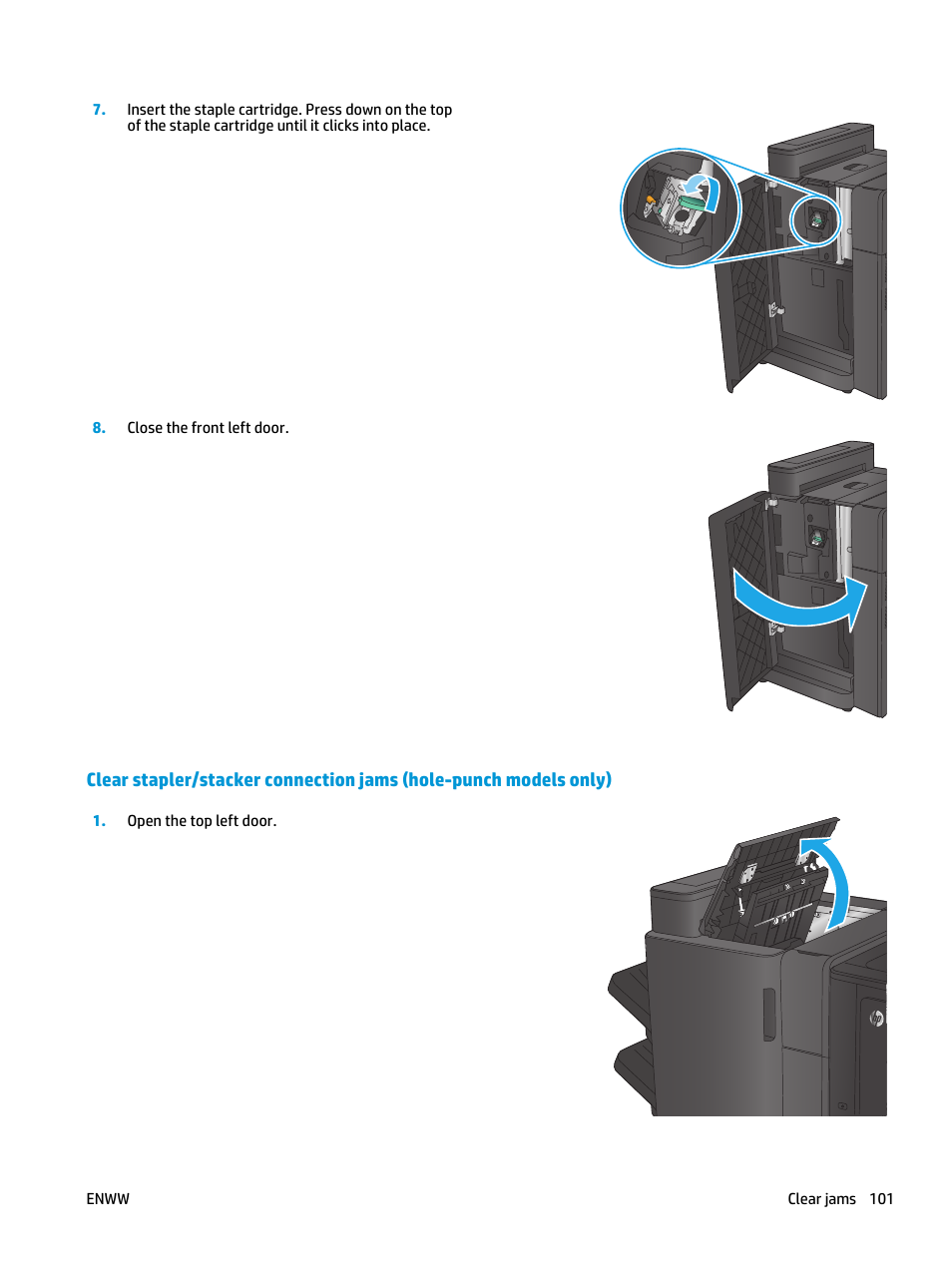 HP Color LaserJet Enterprise M855 Printer series User Manual | Page 109 / 144