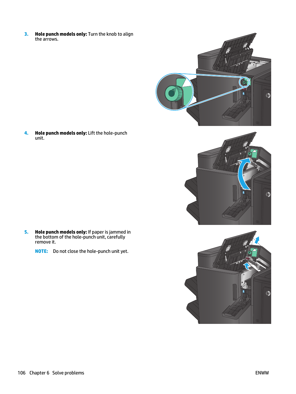 HP Color LaserJet Enterprise M855 Printer series User Manual | Page 114 / 144