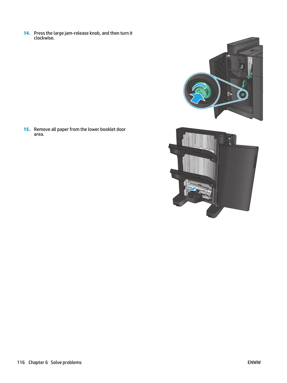 HP Color LaserJet Enterprise M855 Printer series User Manual | Page 124 / 144