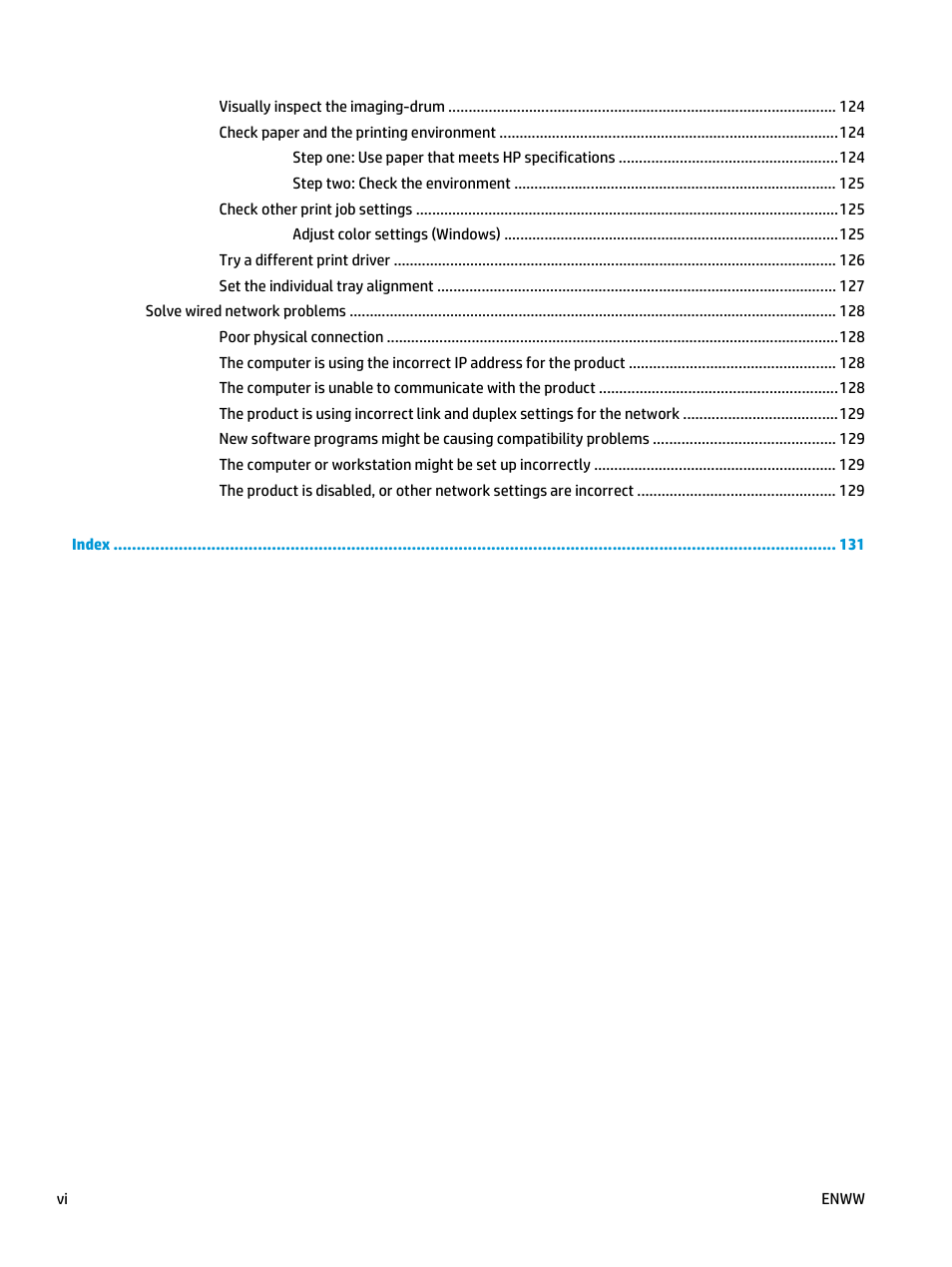 HP Color LaserJet Enterprise M855 Printer series User Manual | Page 8 / 144