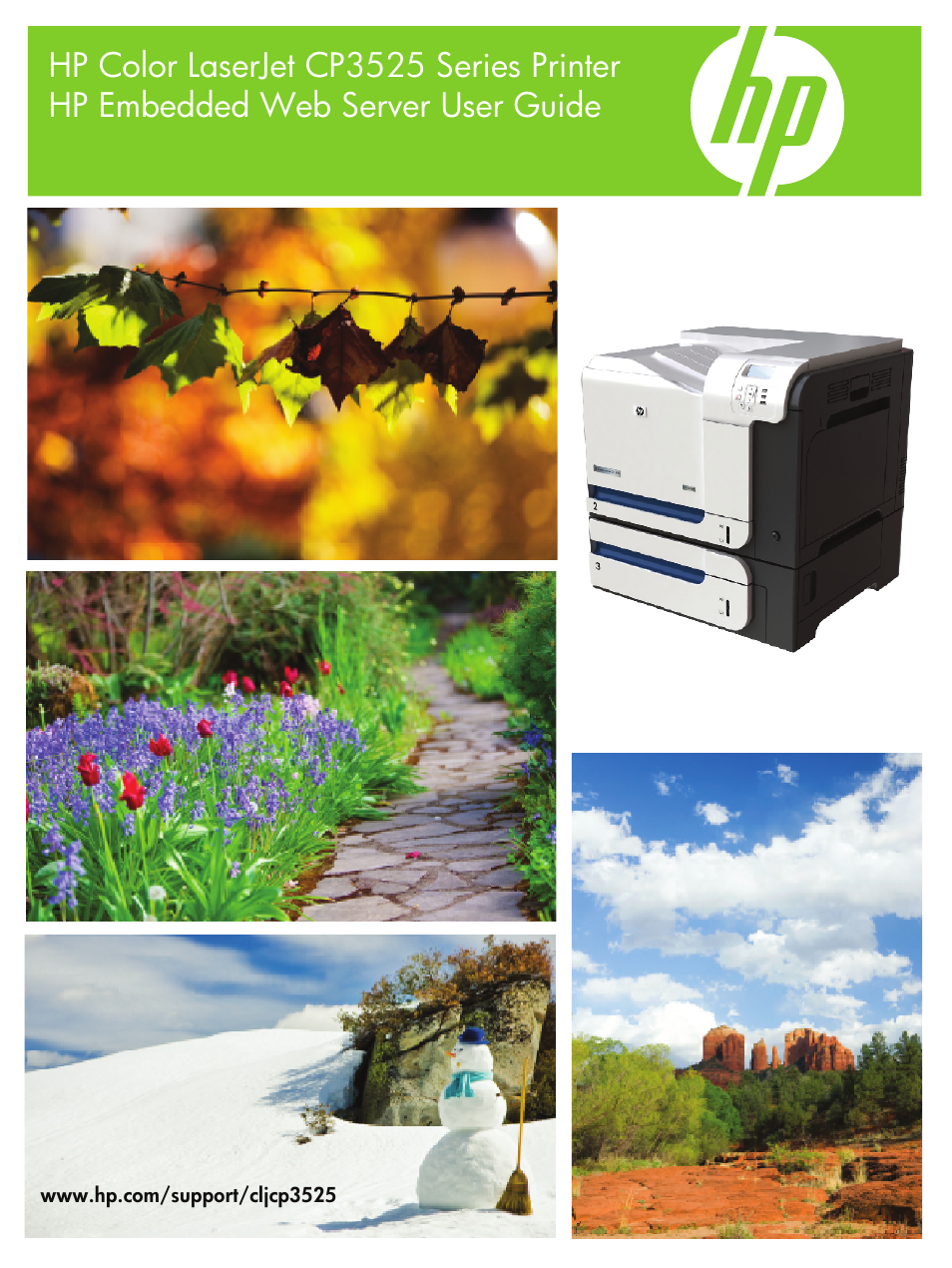 HP Color LaserJet CP3520 Printer Series User Manual | 76 pages