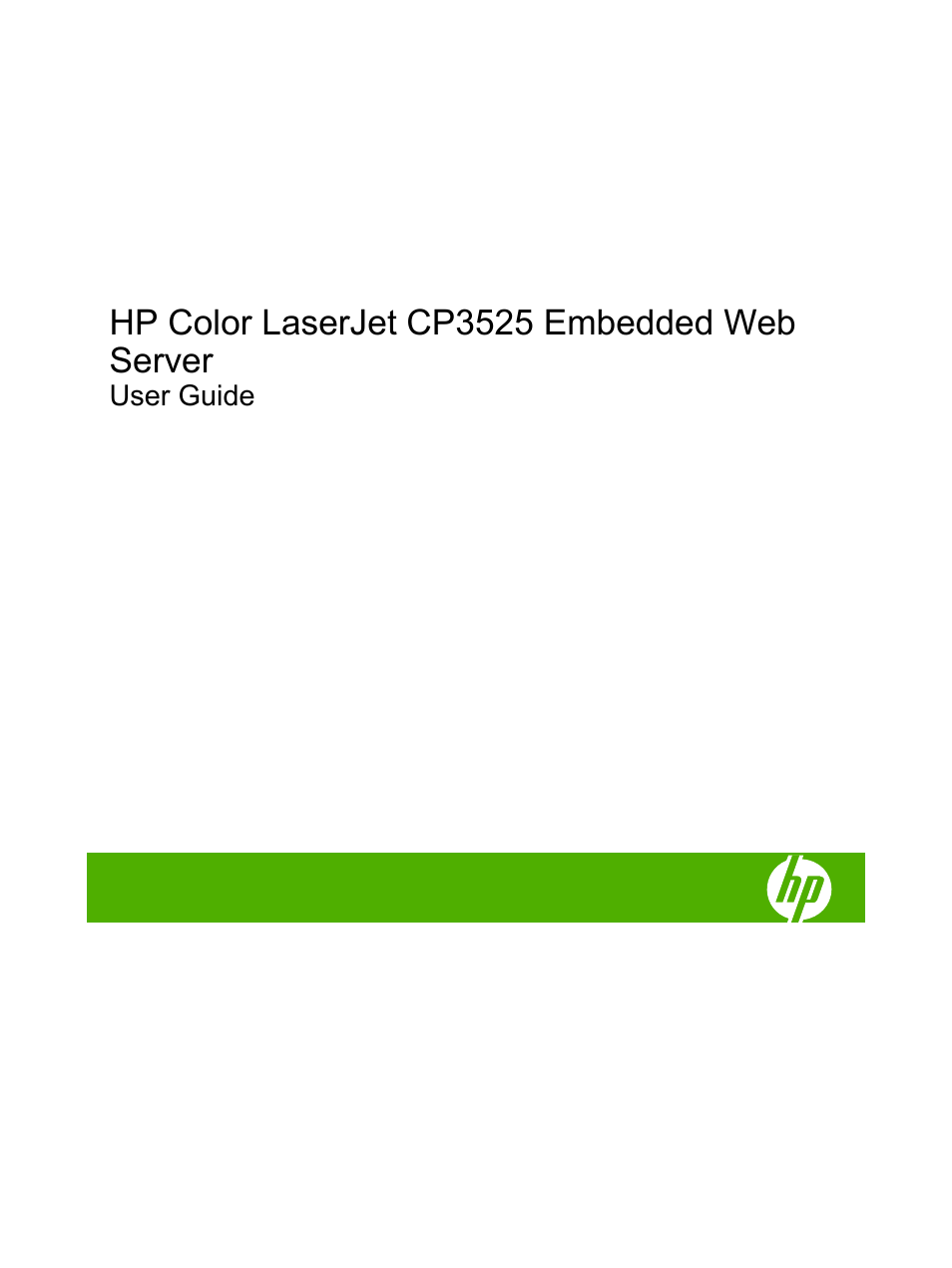 HP Color LaserJet CP3520 Printer Series User Manual | Page 3 / 76