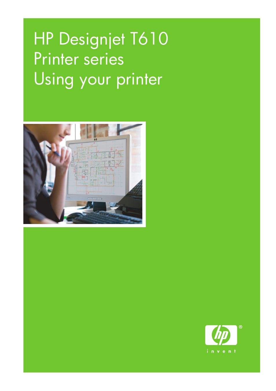 HP Designjet T610 Printer series User Manual | 181 pages