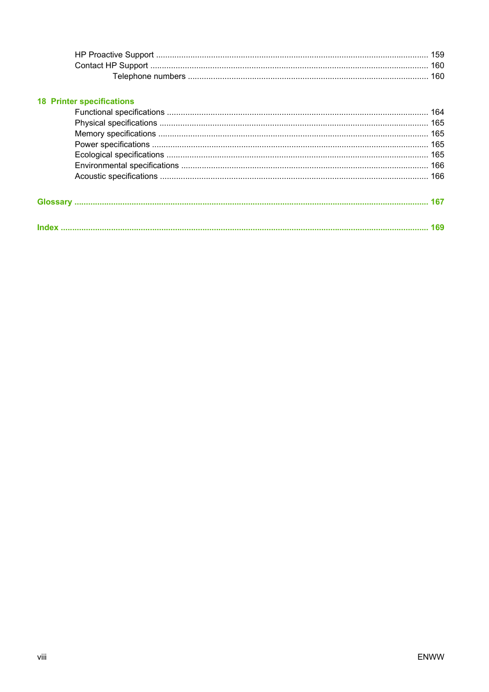 HP Designjet T610 Printer series User Manual | Page 10 / 181