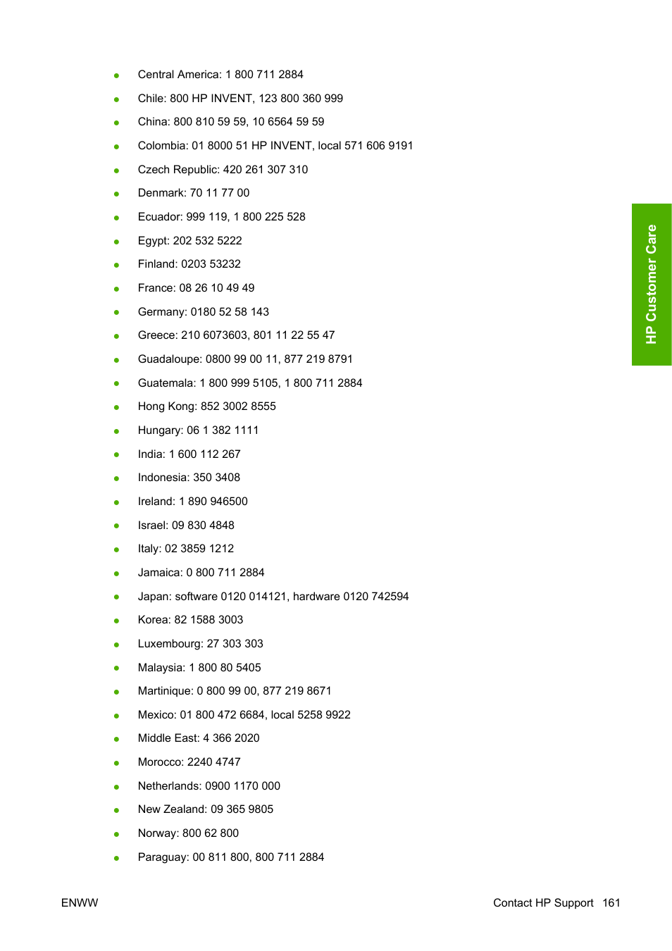 HP Designjet T610 Printer series User Manual | Page 171 / 181