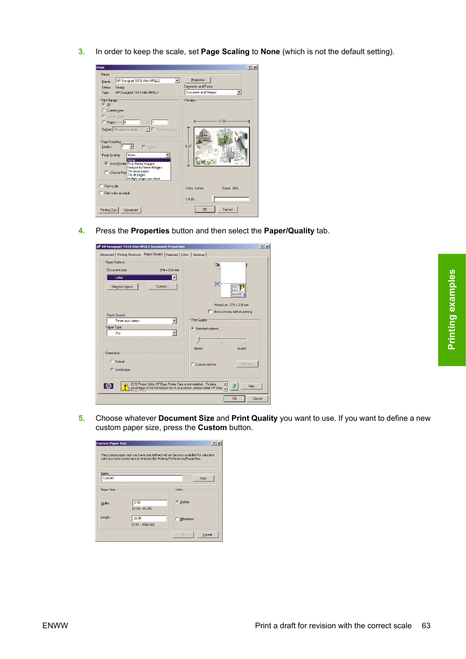 HP Designjet T610 Printer series User Manual | Page 73 / 181