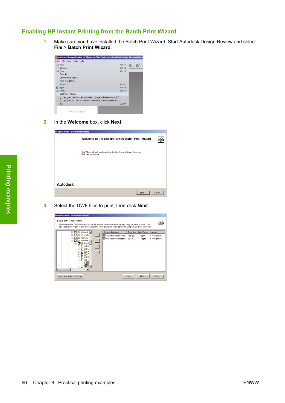 HP Designjet T610 Printer series User Manual | Page 76 / 181