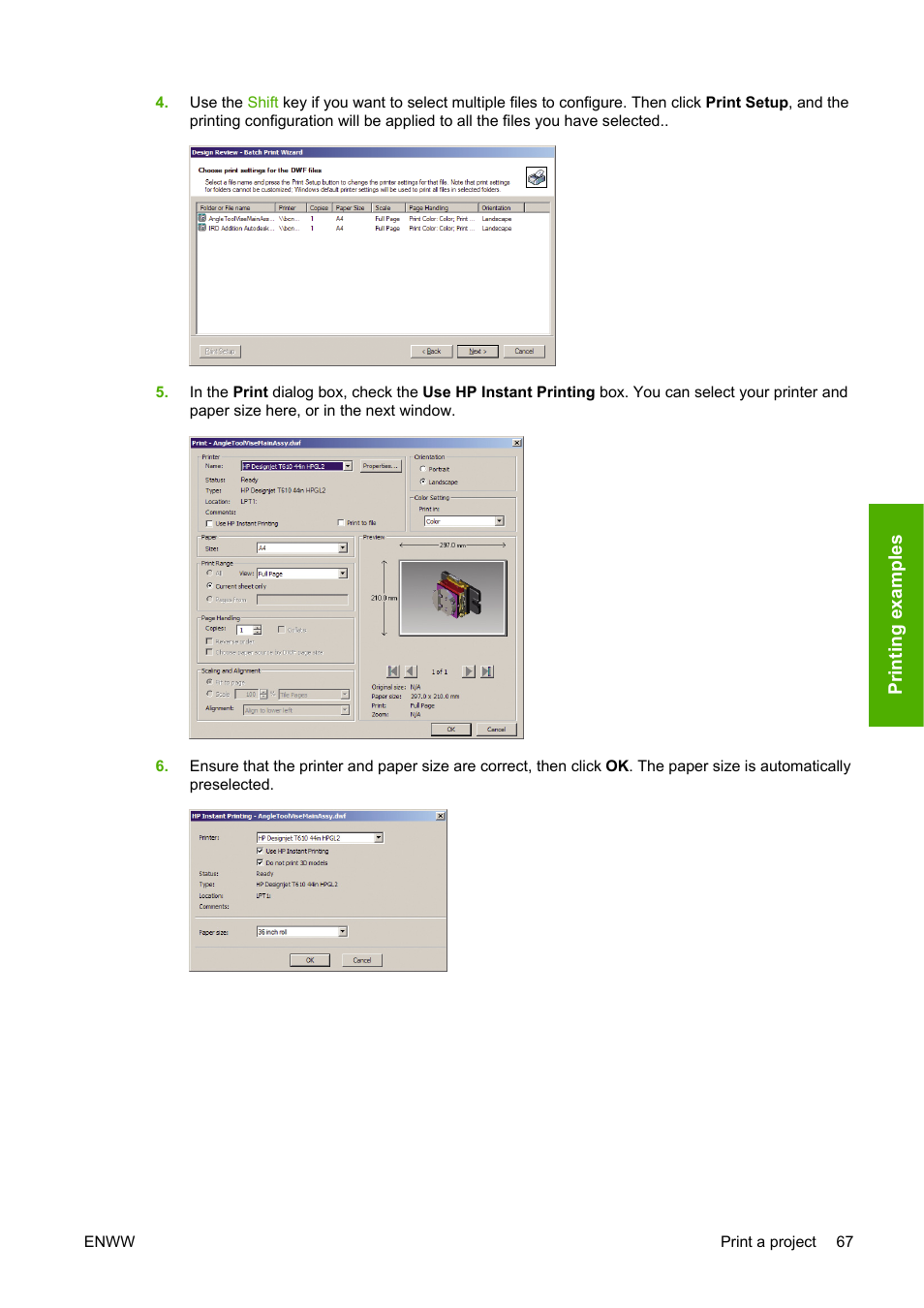 HP Designjet T610 Printer series User Manual | Page 77 / 181