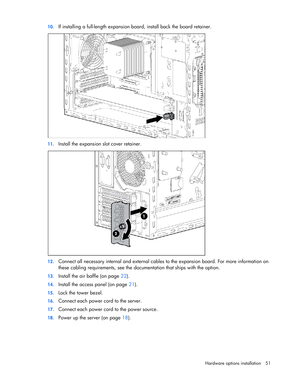 HP ProLiant ML310e Gen8 Server User Manual | Page 51 / 107