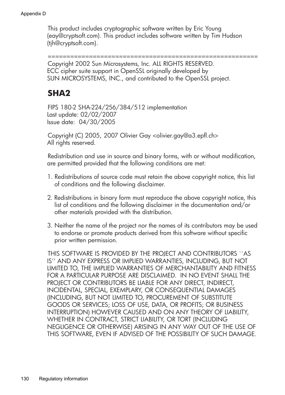 Sha2 | HP Officejet Pro 8000 - A809 User Manual | Page 134 / 140