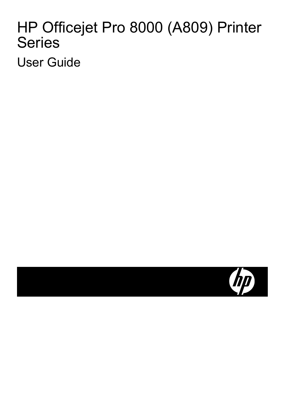 HP Officejet Pro 8000 - A809 User Manual | Page 3 / 140