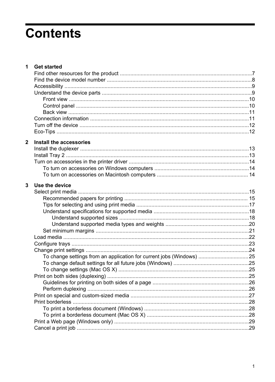 HP Officejet Pro 8000 - A809 User Manual | Page 5 / 140