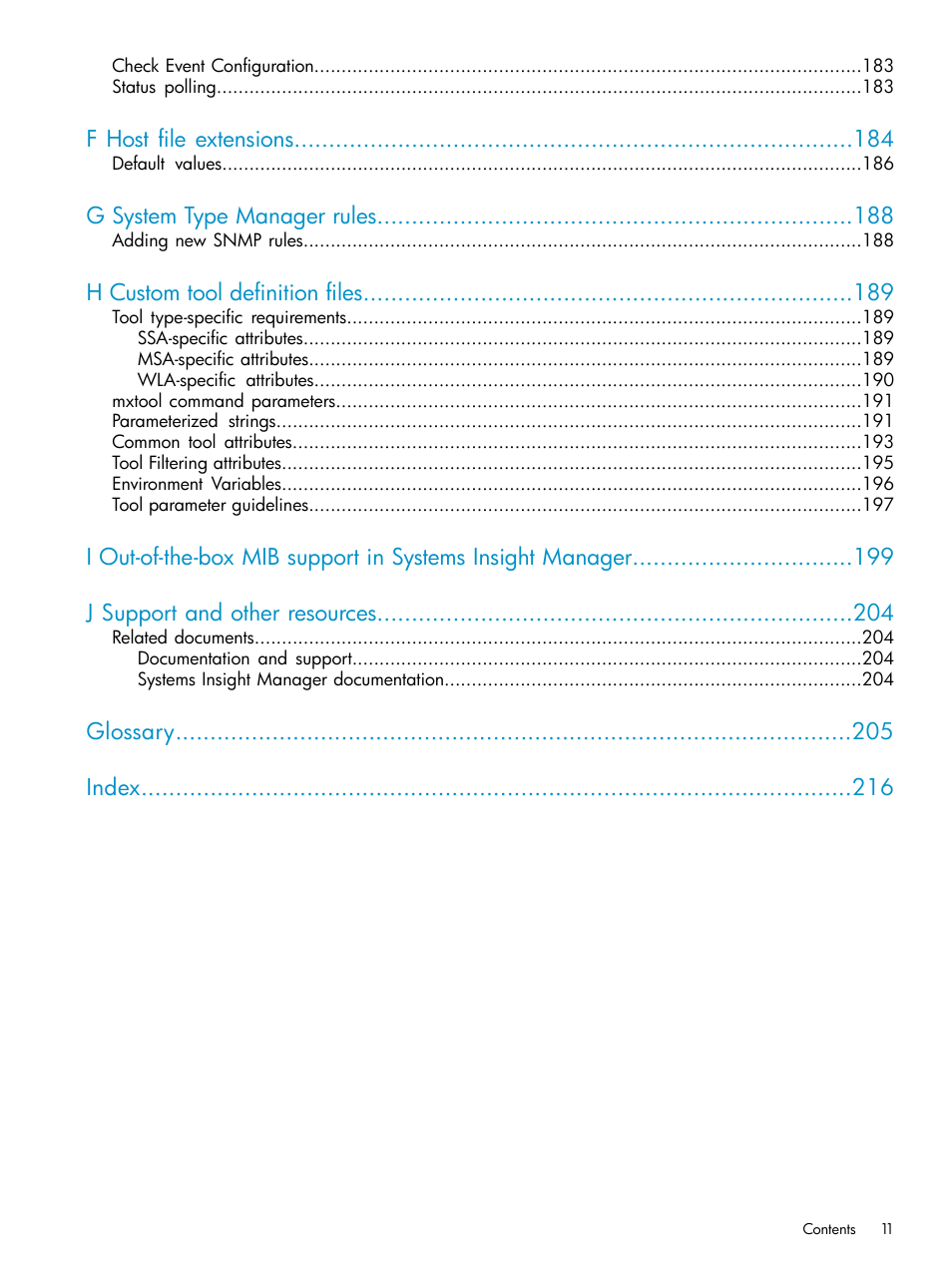 HP Systems Insight Manager User Manual | Page 11 / 223