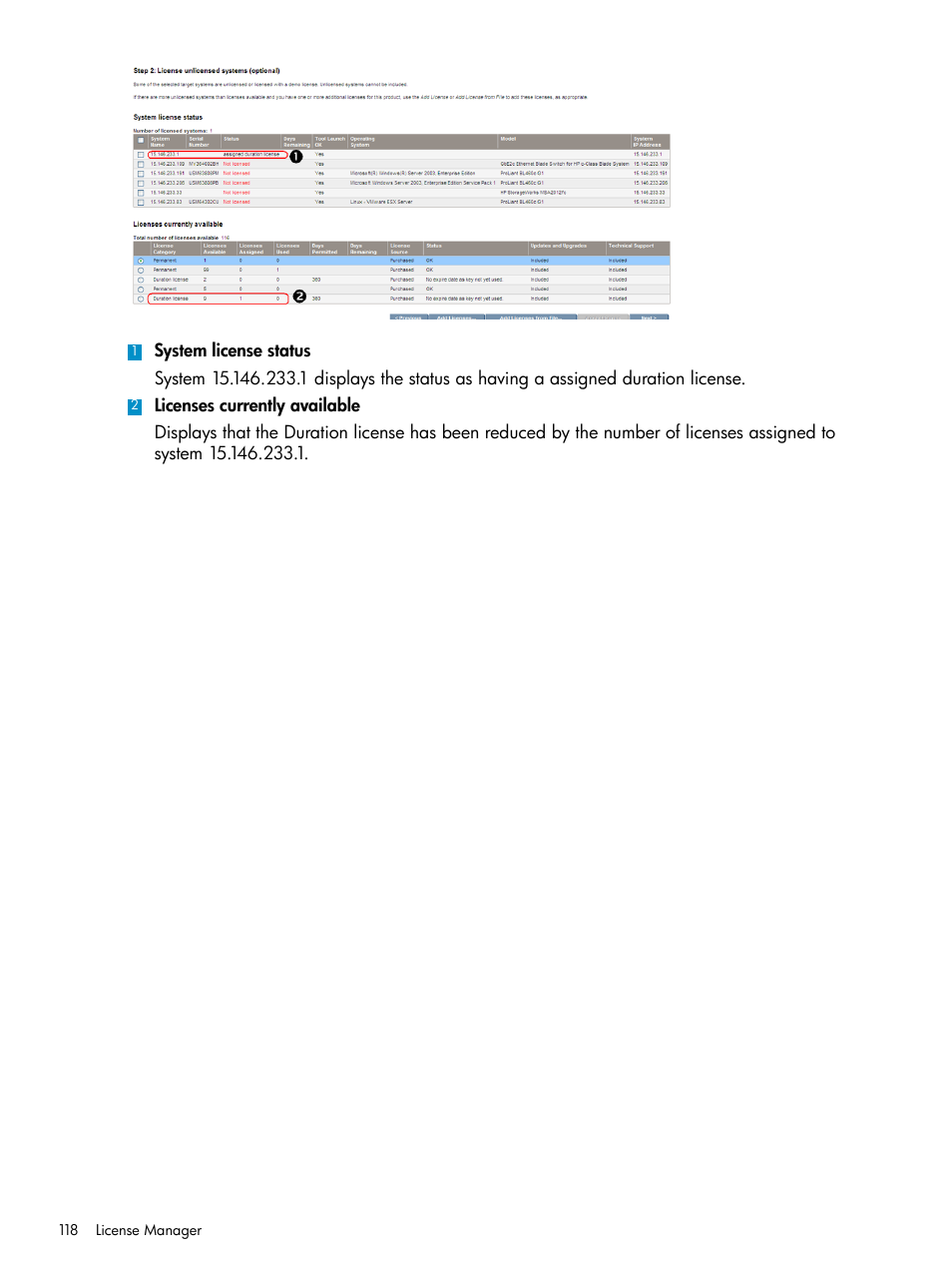 HP Systems Insight Manager User Manual | Page 118 / 223
