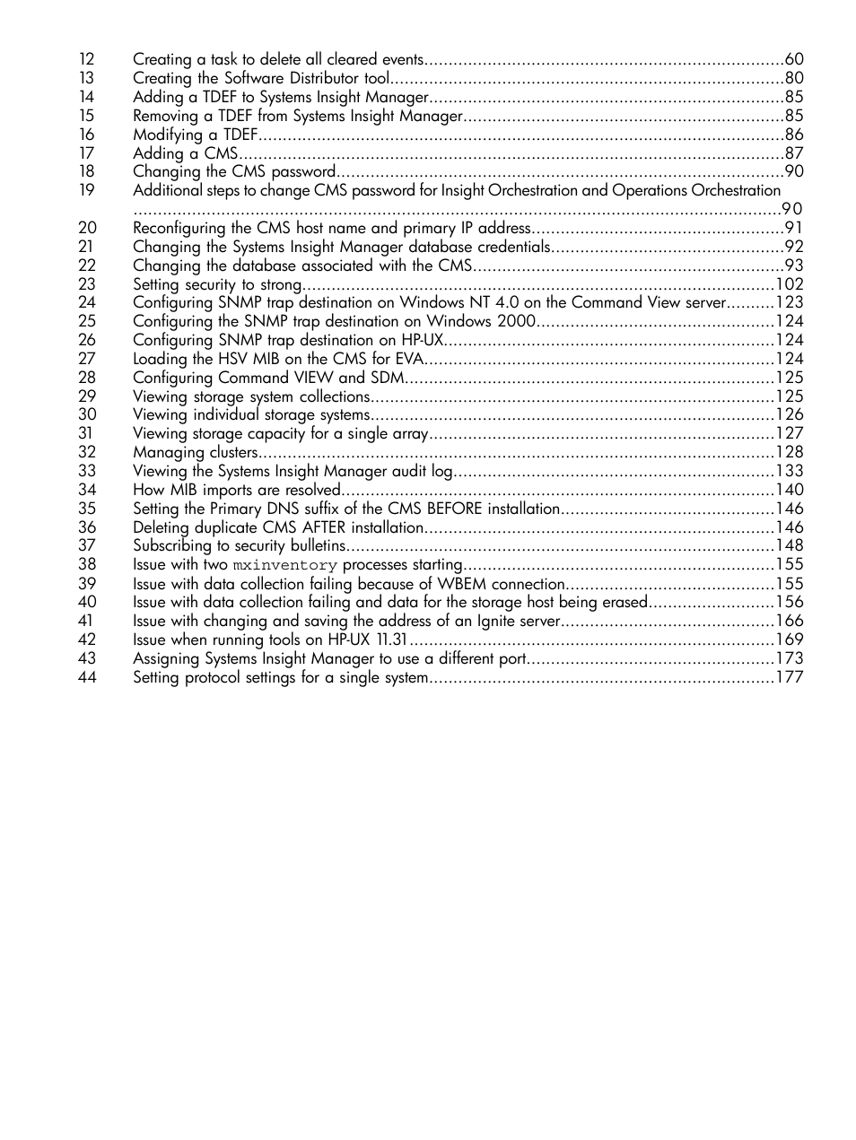 HP Systems Insight Manager User Manual | Page 13 / 223