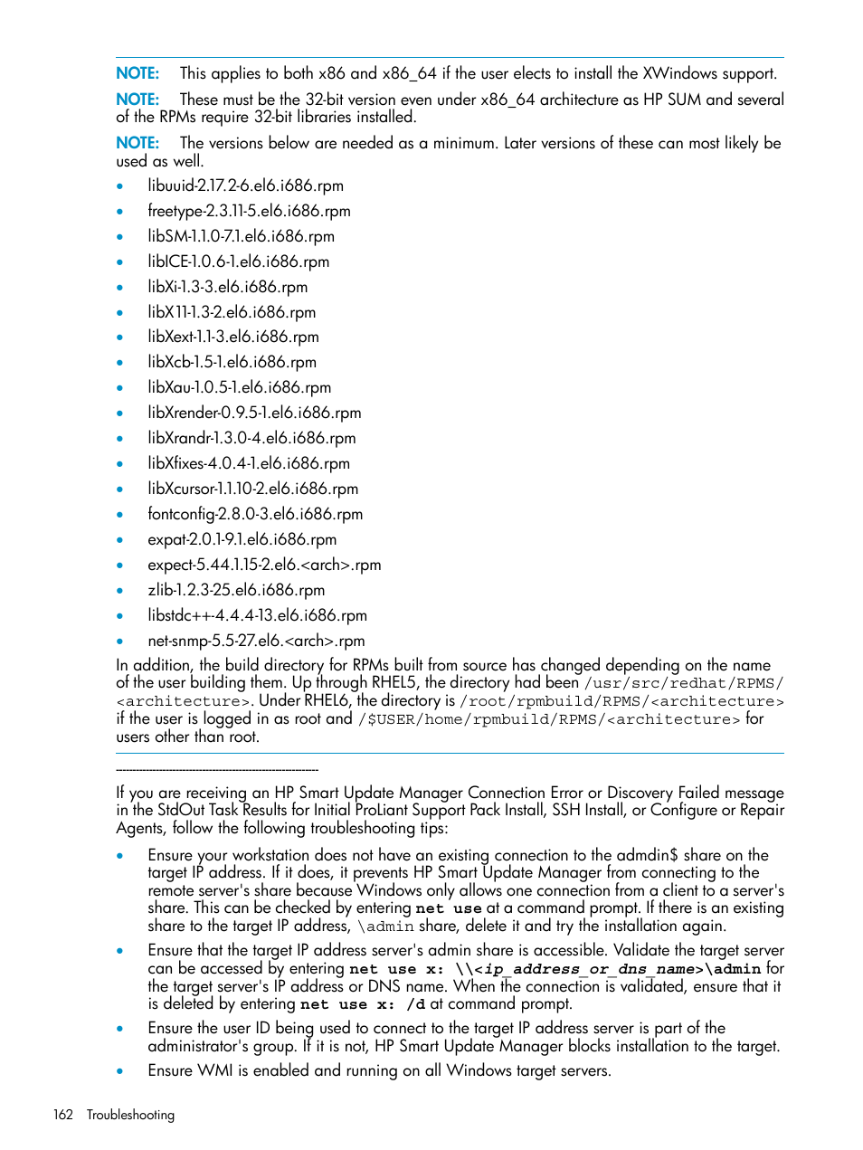 HP Systems Insight Manager User Manual | Page 162 / 223