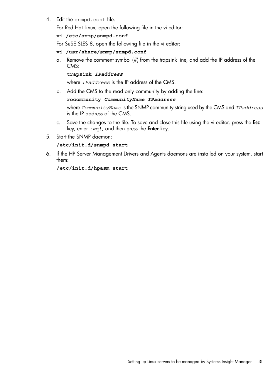 HP Systems Insight Manager User Manual | Page 31 / 223