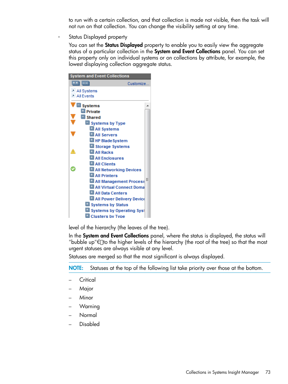 HP Systems Insight Manager User Manual | Page 73 / 223