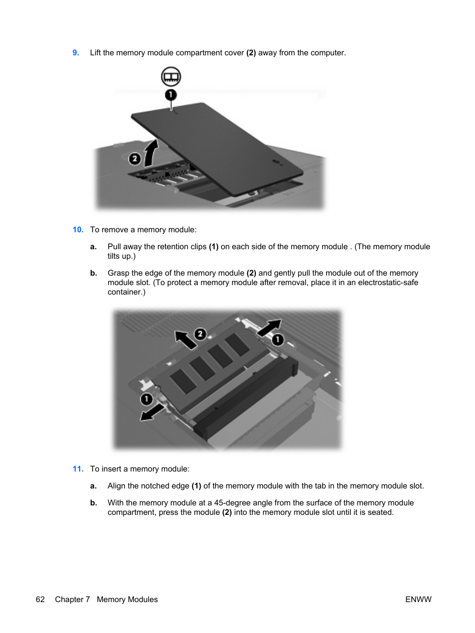 HP Compaq Presario C542EA Notebook PC User Manual | Page 68 / 73