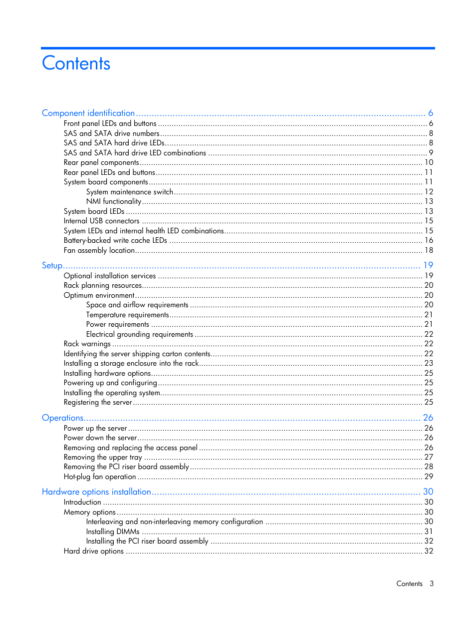 HP ProLiant DL320s Server User Manual | Page 3 / 100