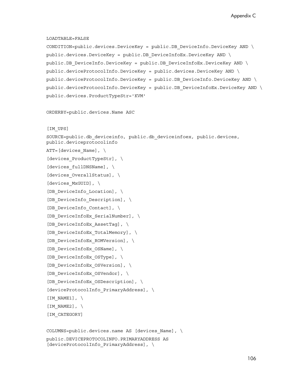 HP Systems Insight Manager User Manual | Page 106 / 111