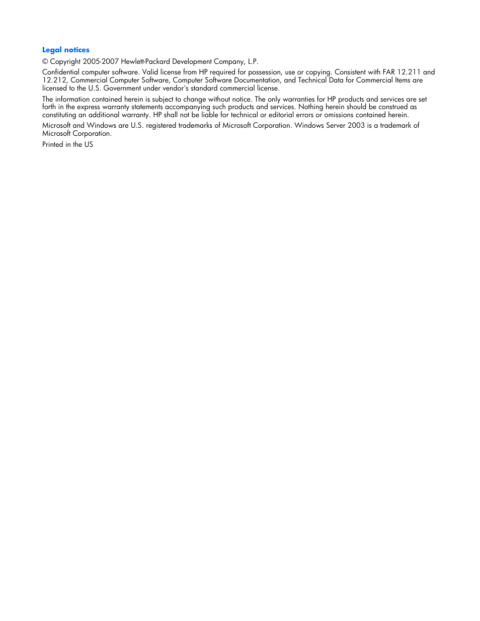 Notices | HP Systems Insight Manager User Manual | Page 2 / 111