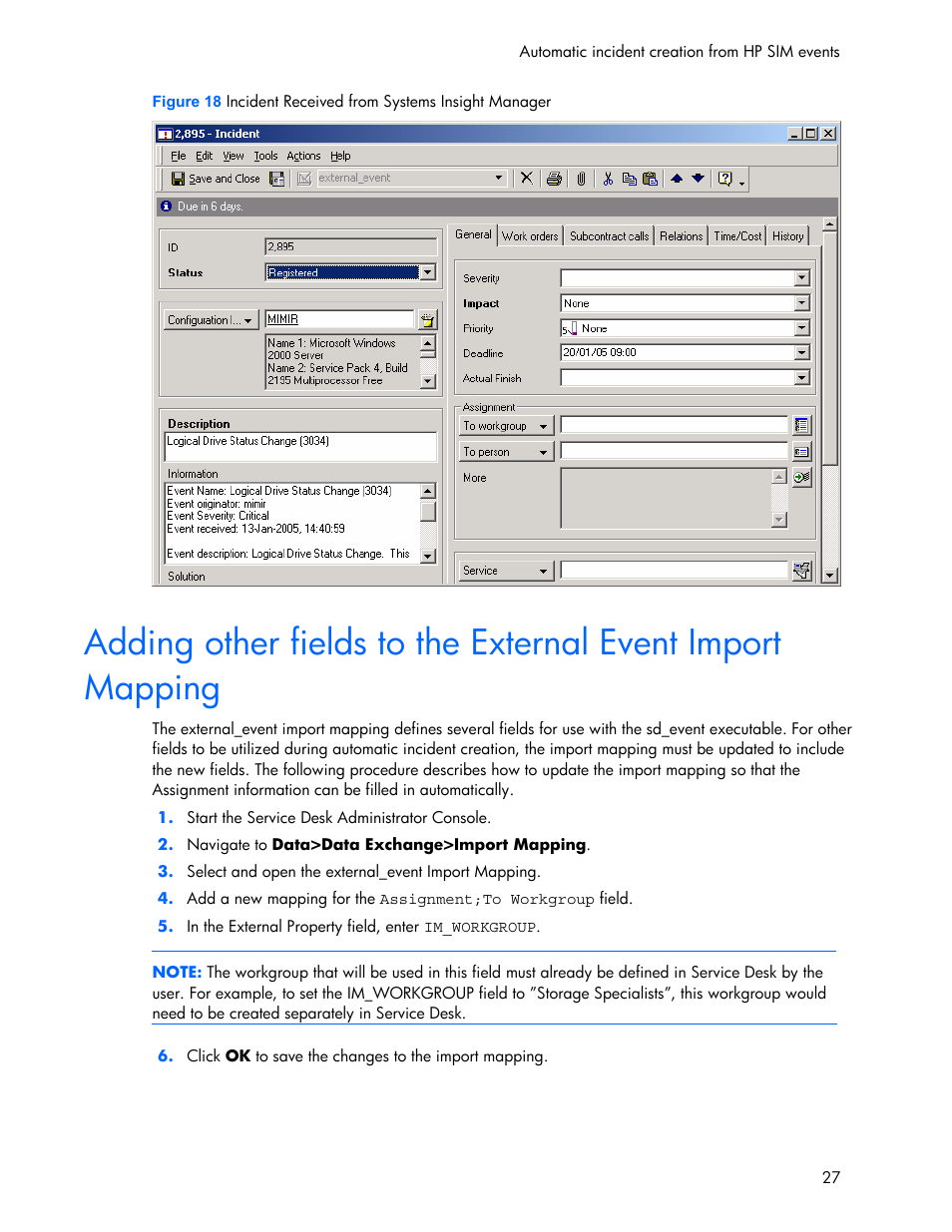HP Systems Insight Manager User Manual | Page 27 / 111
