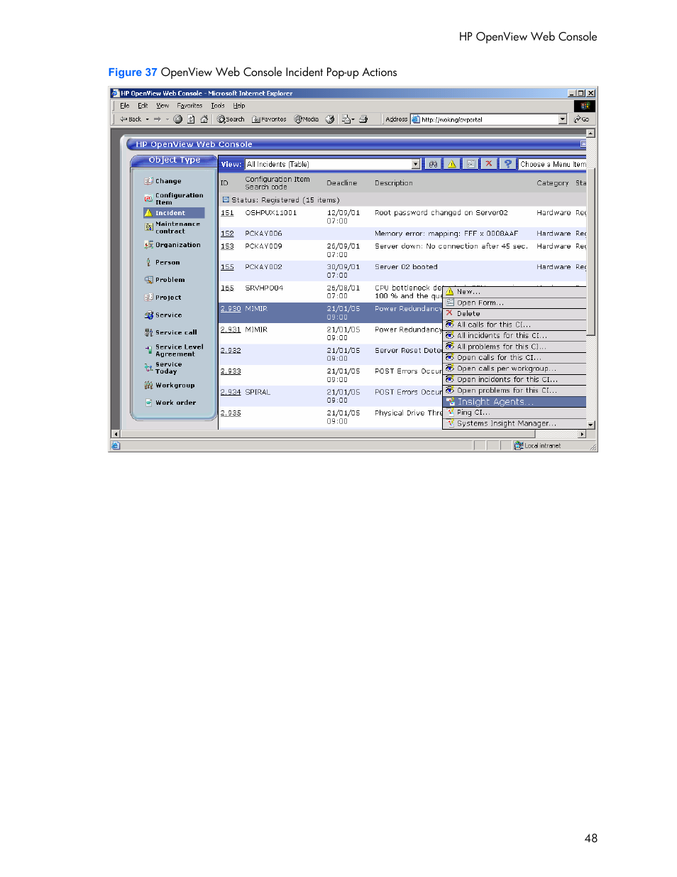 HP Systems Insight Manager User Manual | Page 48 / 111