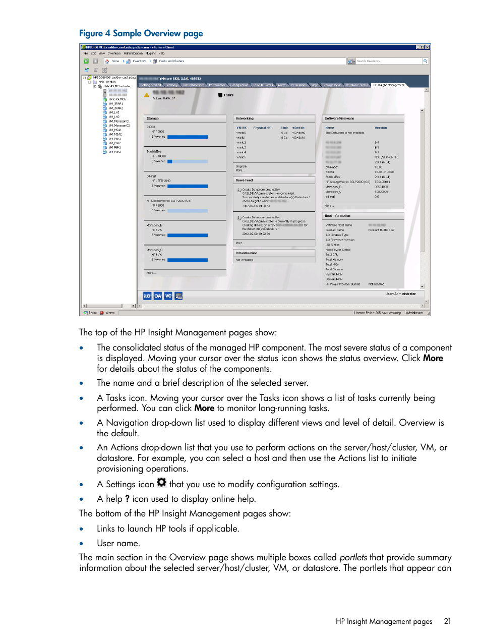 HP OneView for VMware vCenter User Manual | Page 21 / 99