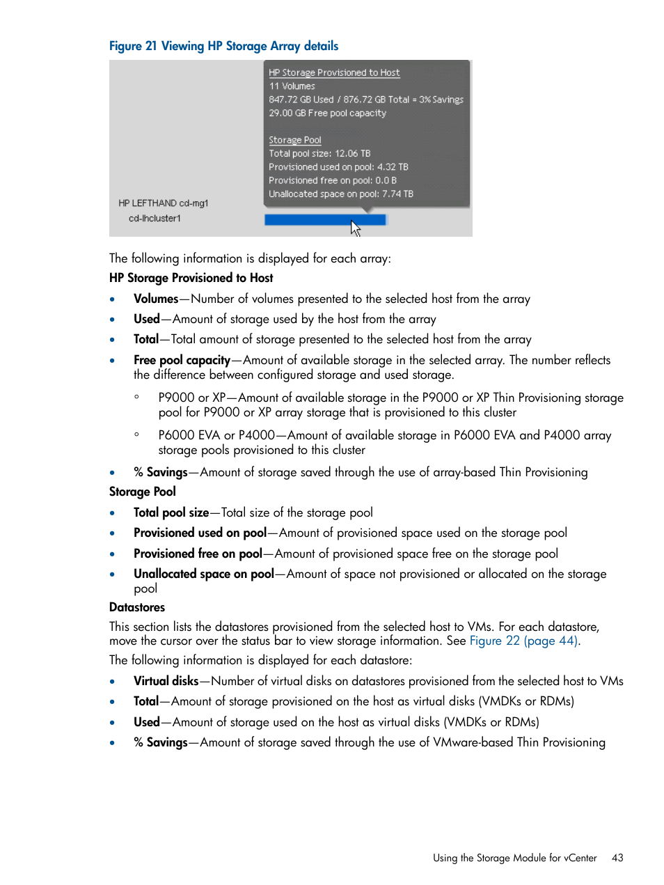 HP OneView for VMware vCenter User Manual | Page 43 / 99