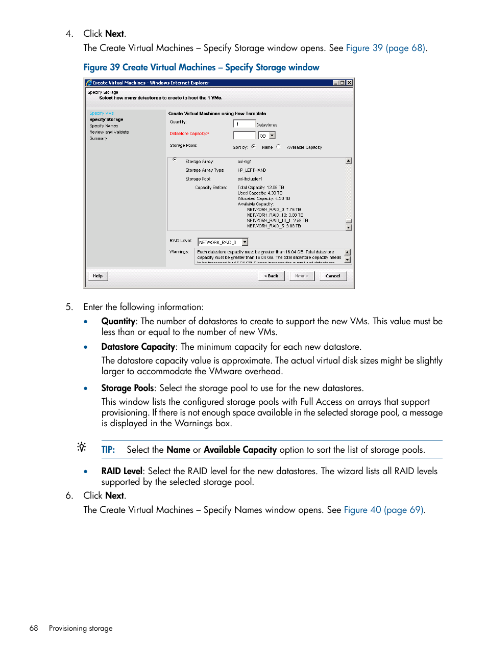 HP OneView for VMware vCenter User Manual | Page 68 / 99