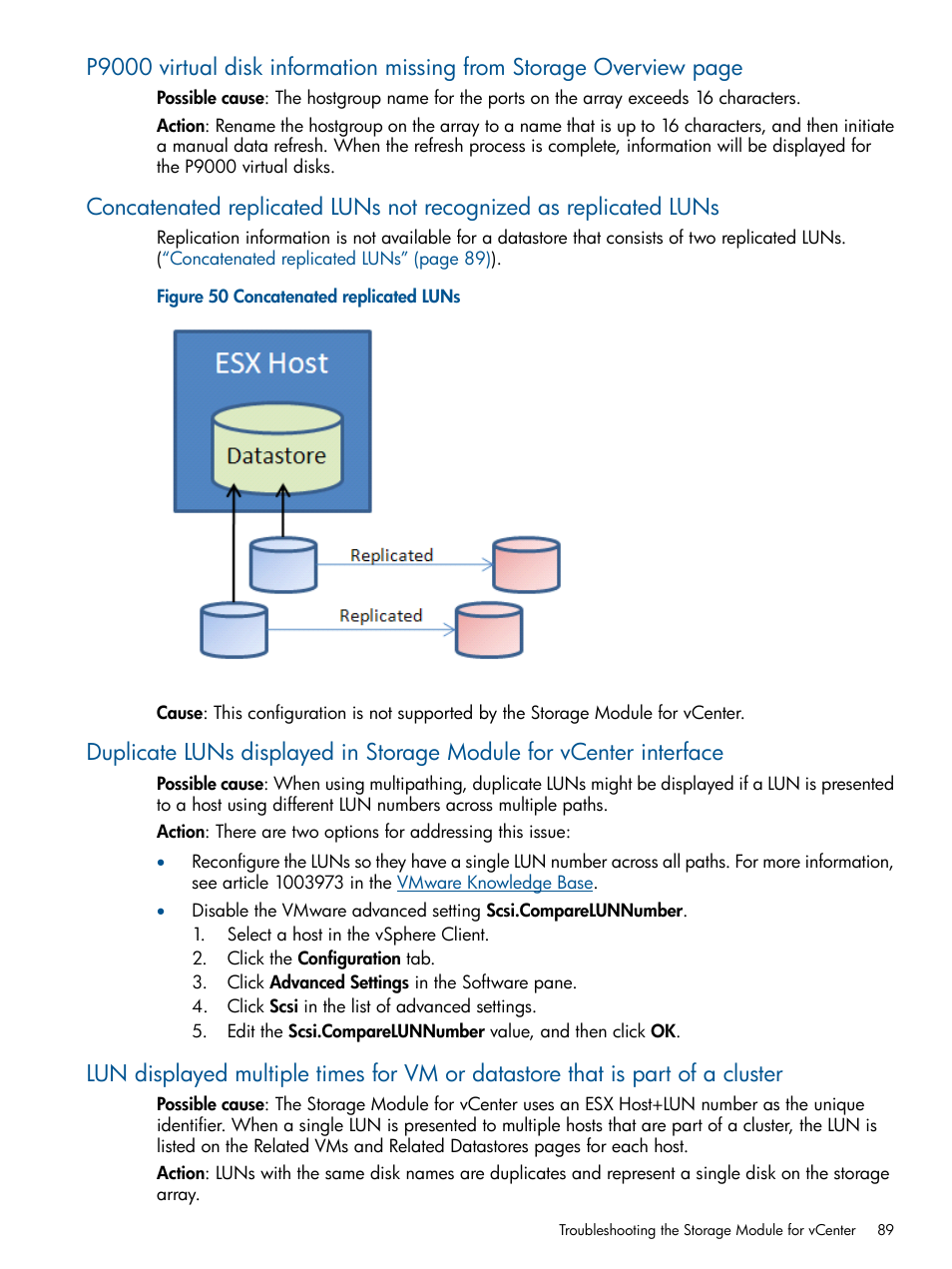 HP OneView for VMware vCenter User Manual | Page 89 / 99