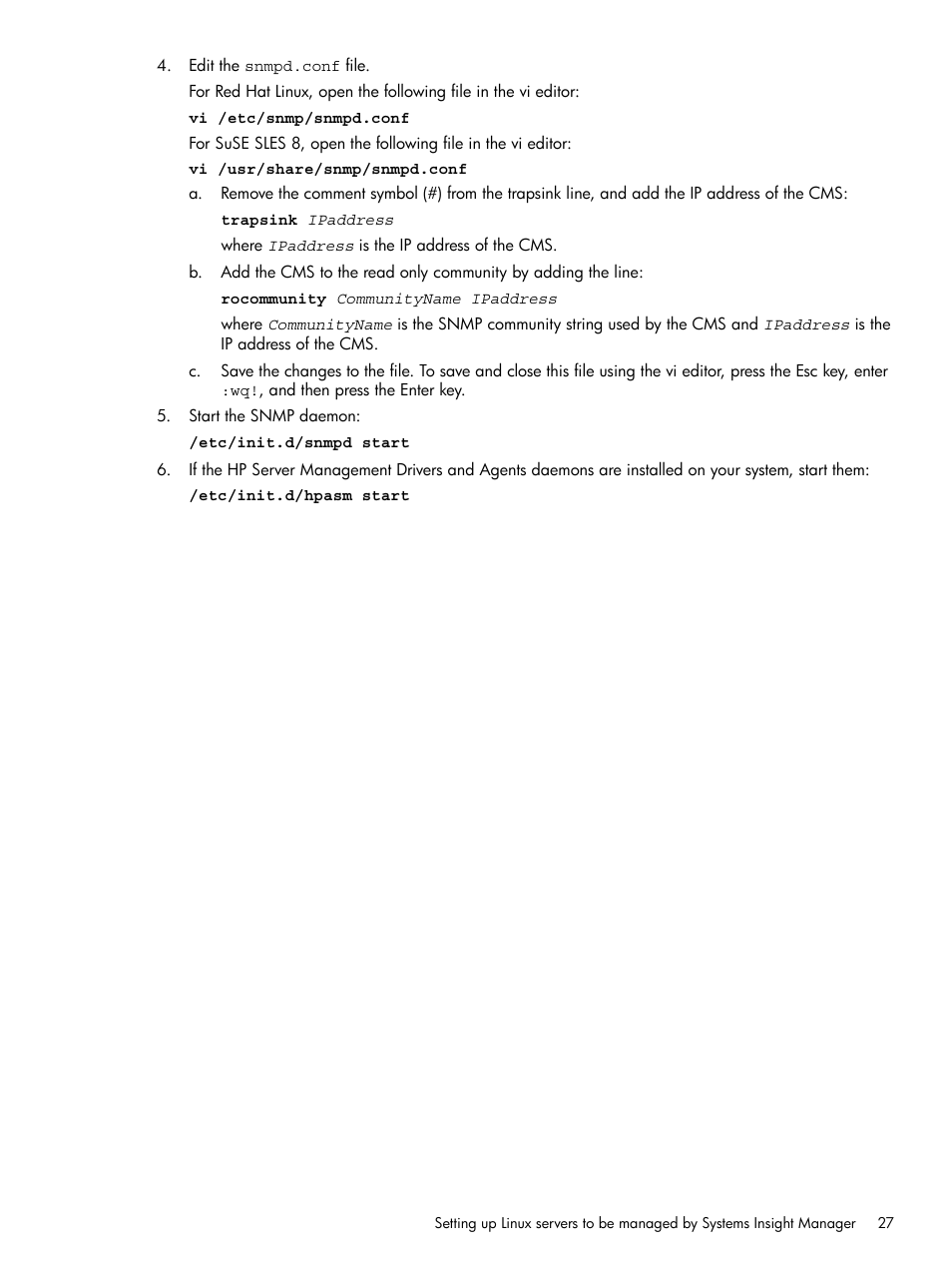HP Systems Insight Manager User Manual | Page 27 / 178