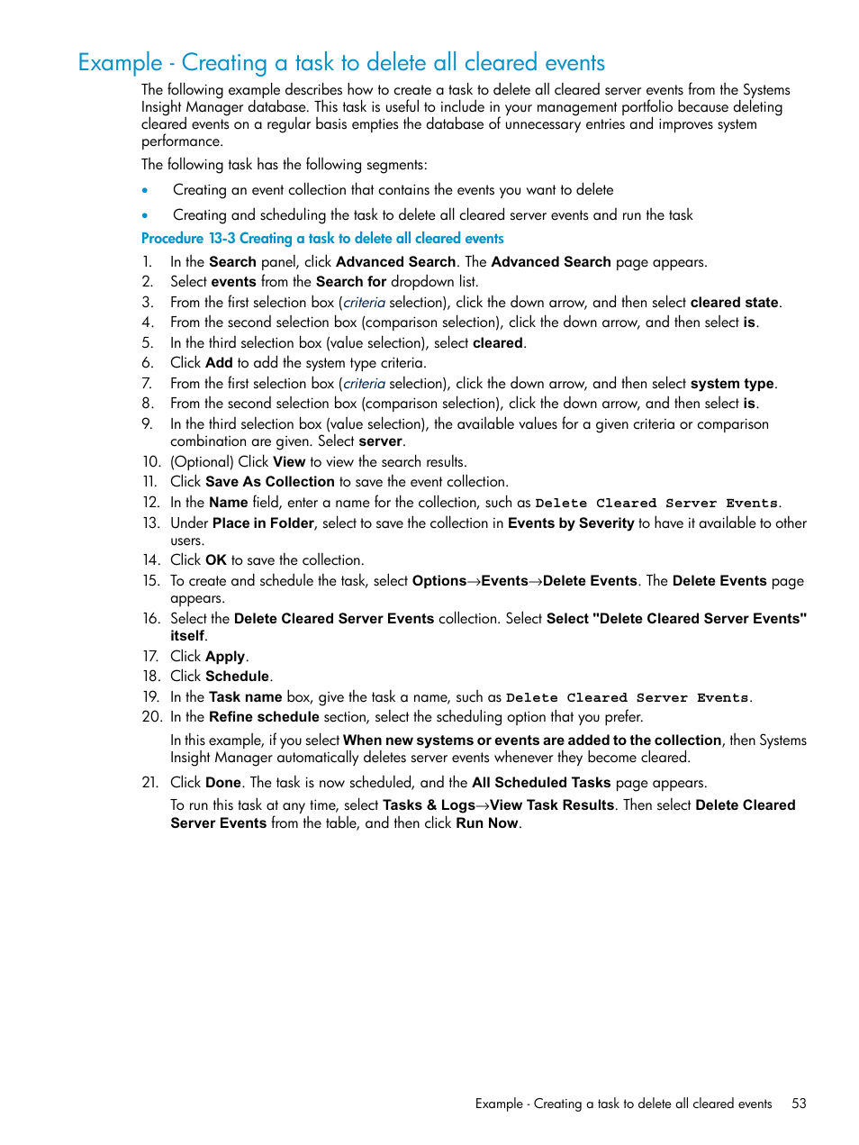 HP Systems Insight Manager User Manual | Page 53 / 178