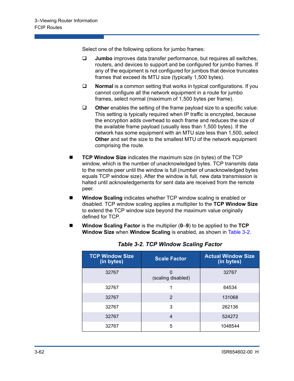 Tcp window scaling factor | HP MPX200 Multifunction Router User Manual | Page 118 / 220