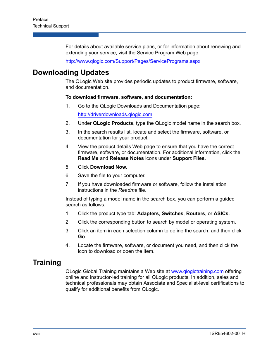 Downloading updates, Training | HP MPX200 Multifunction Router User Manual | Page 18 / 220