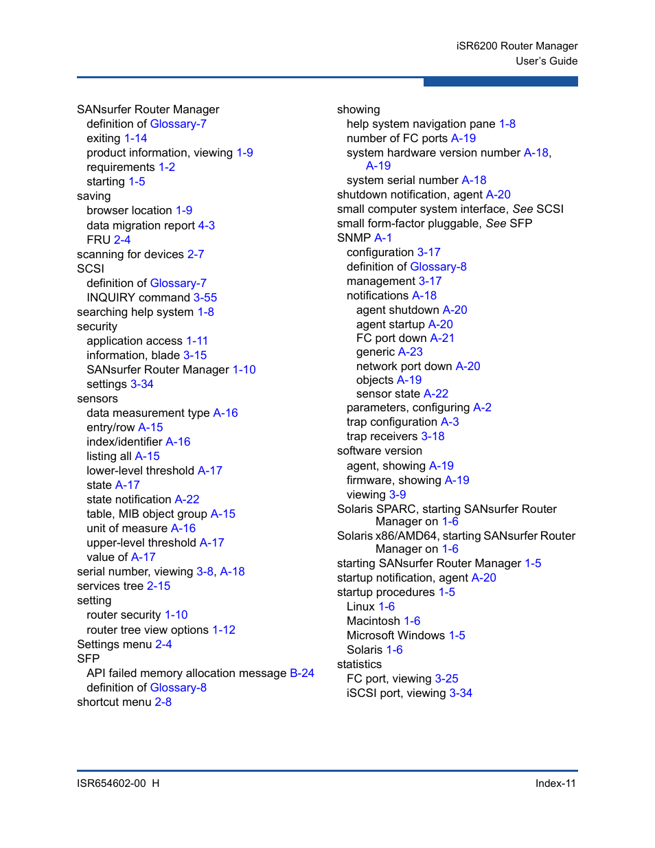 HP MPX200 Multifunction Router User Manual | Page 215 / 220