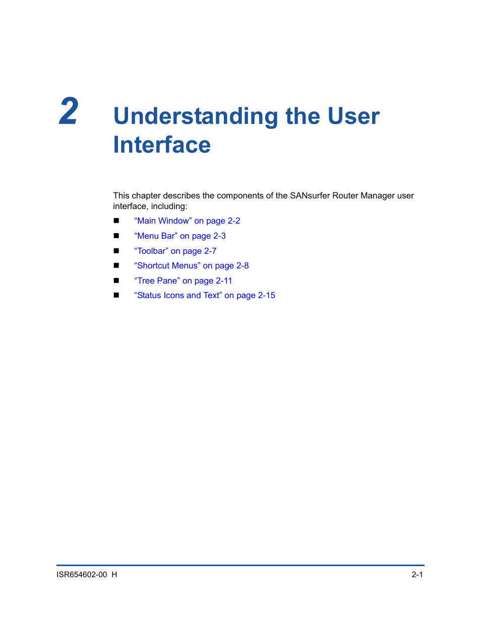 2 understanding the user interface, Understanding the user interface, Chapter 2 understanding the user interface | HP MPX200 Multifunction Router User Manual | Page 35 / 220