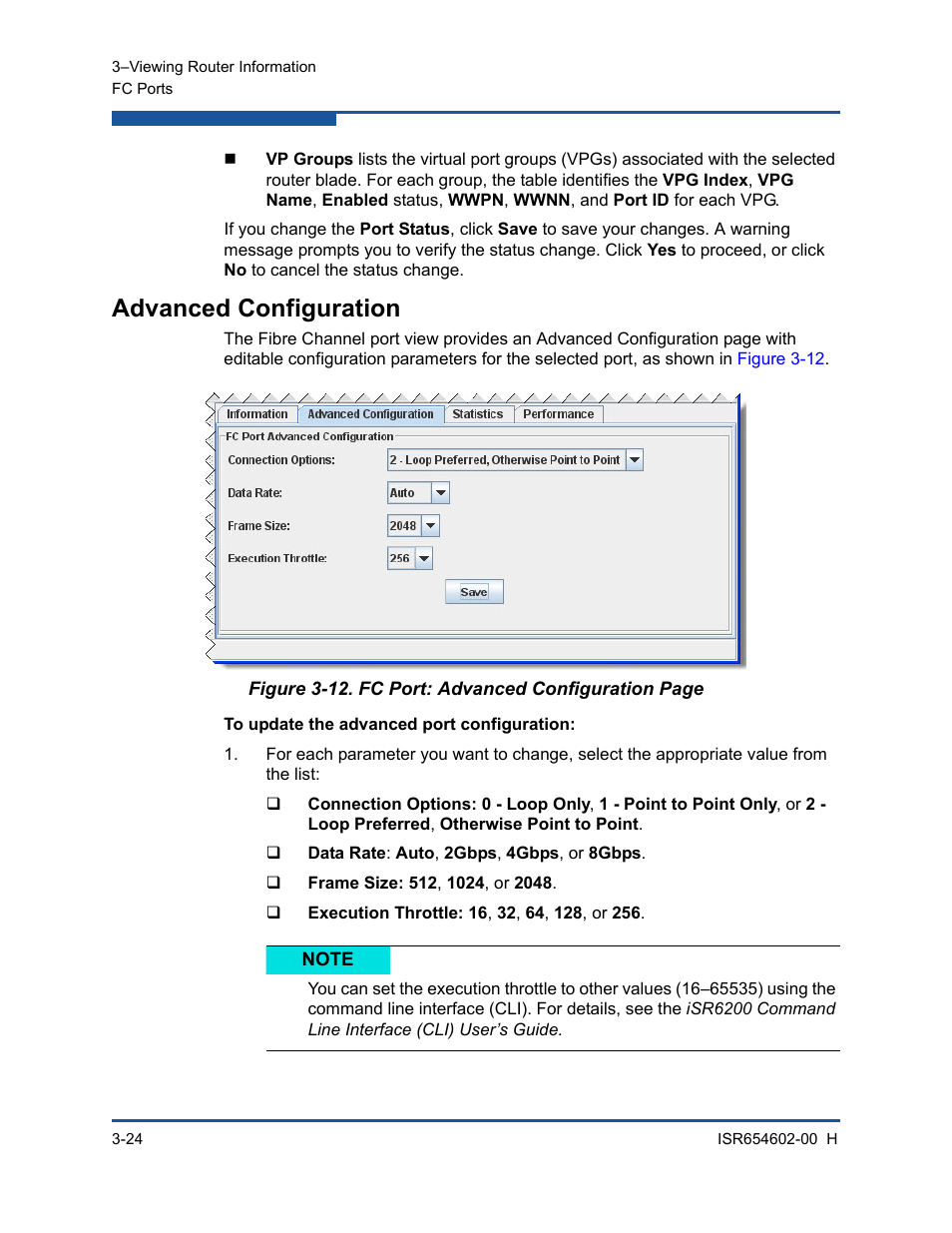 Advanced configuration | HP MPX200 Multifunction Router User Manual | Page 80 / 220