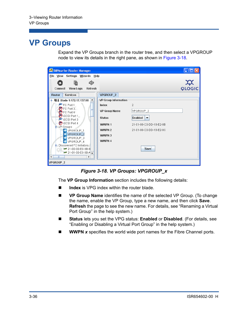 Vp groups, Vp groups: vpgroup_x | HP MPX200 Multifunction Router User Manual | Page 92 / 220