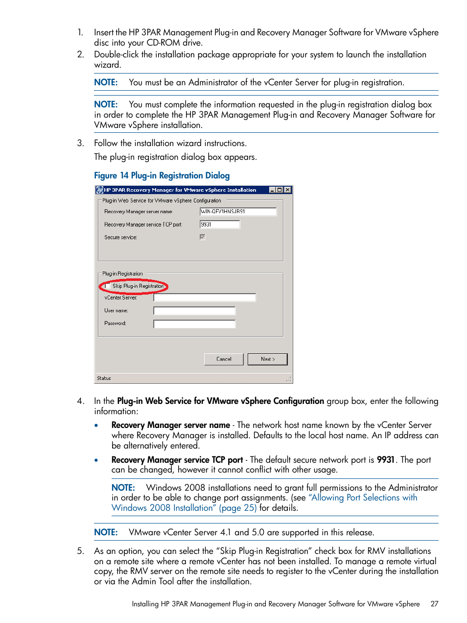 HP 3PAR Application Software Suite for VMware User Manual | Page 27 / 104