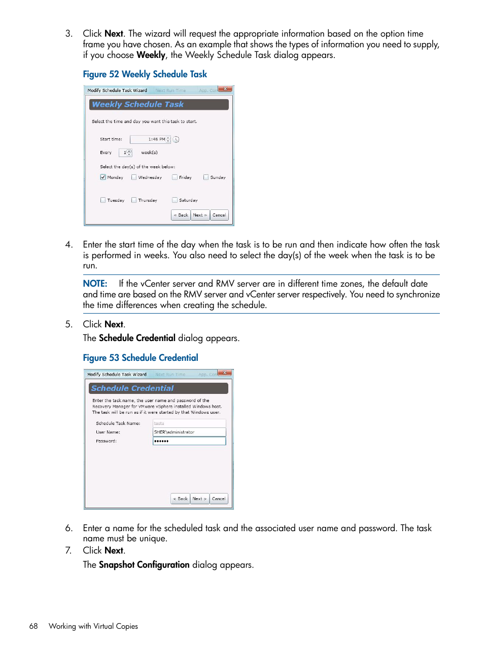 HP 3PAR Application Software Suite for VMware User Manual | Page 68 / 104