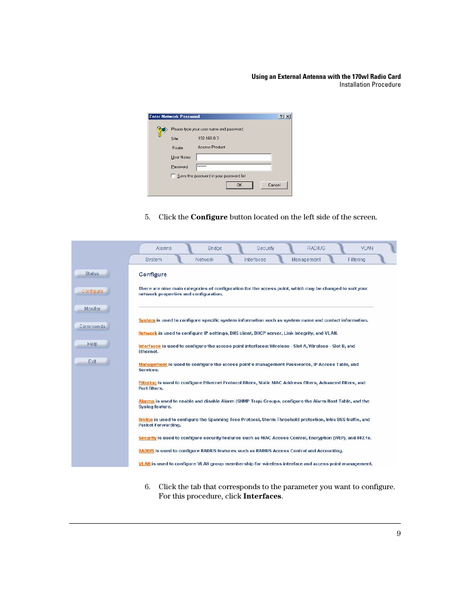 HP ProCurve 802.11g Access Point Card 170wl Series User Manual | Page 11 / 14