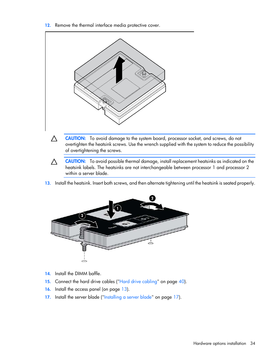 HP ProLiant BL490c G7 Server-Blade User Manual | Page 34 / 94