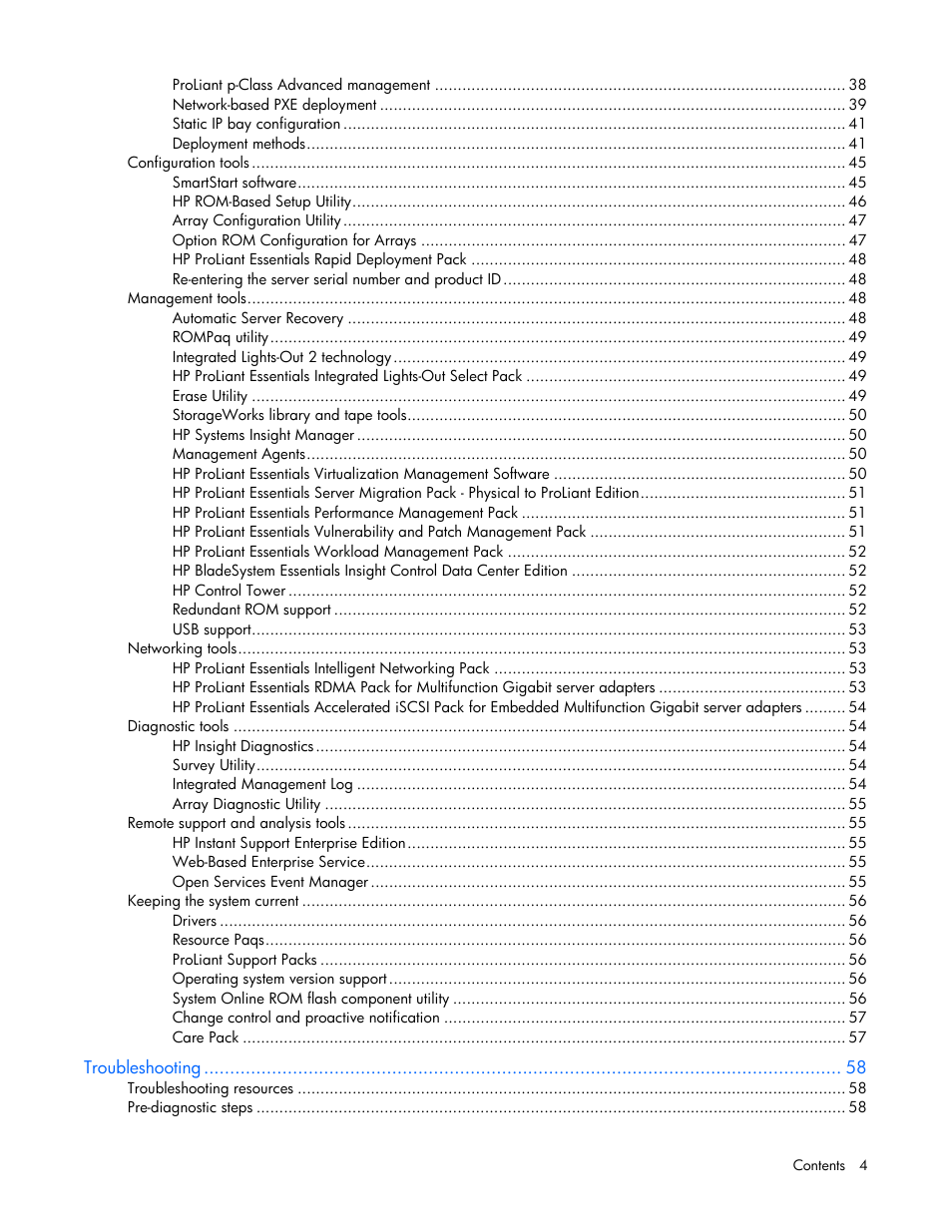 HP ProLiant BL25p G2 Server-Blade User Manual | Page 4 / 99