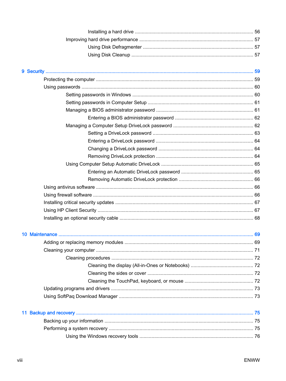 HP EliteBook Revolve 810 G2 Tablet User Manual | Page 8 / 116