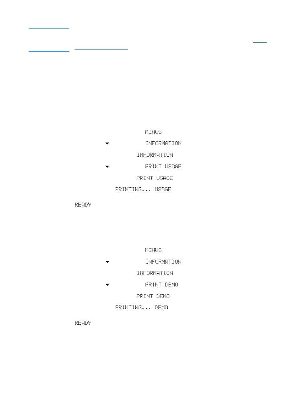 Demo, File directory, Usage page | HP Color LaserJet 4600 Printer series User Manual | Page 113 / 244