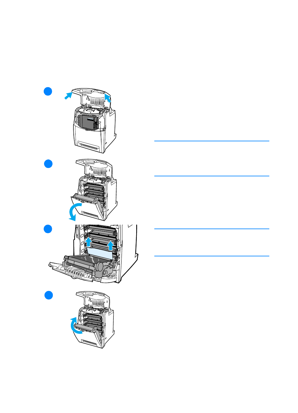 Clearing jams, Jam in tray 1, tray 2, or tray 3, Clearing jams jam in tray 1, tray 2, or tray 3 | HP Color LaserJet 4600 Printer series User Manual | Page 178 / 244